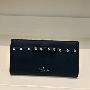 NWT Kate spade rhinestone wallet